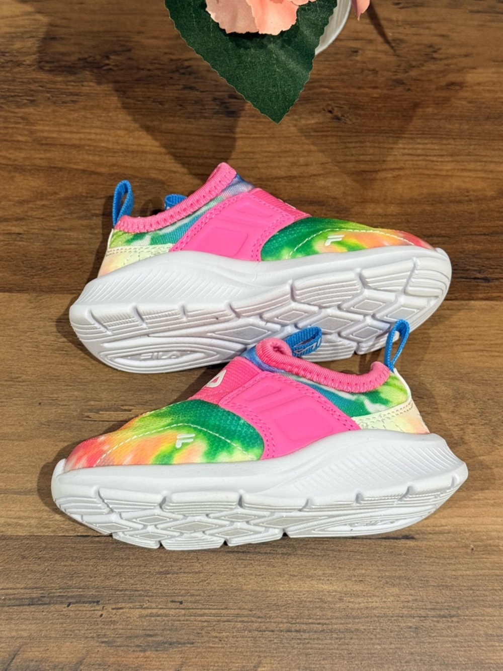 FILA Landbuzzer Little & Big Girls Running Shoes in multi white size 6 infants - Picture 5 of 7